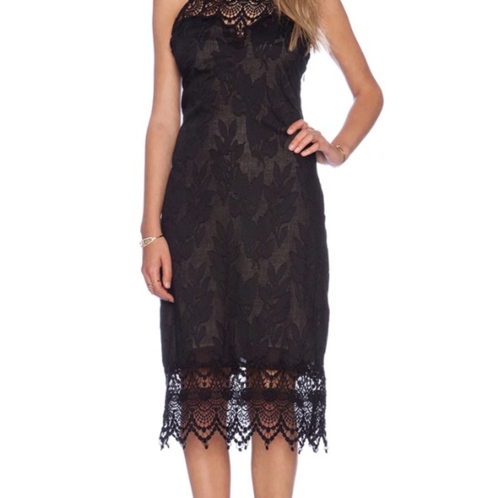NWT: Free People Take Me Out Cocktail Dress in Black  Sz: 2